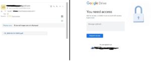 Sending resume as a google document link
